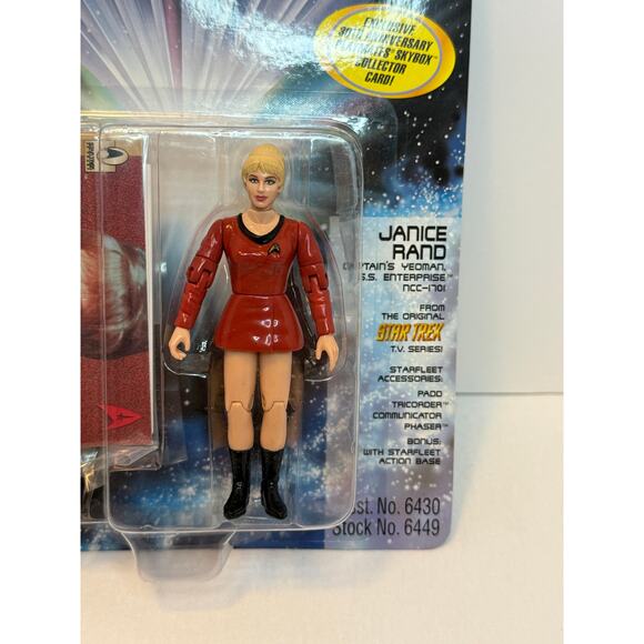 Star Trek Janice Rand Action Figure with EXCLUSIVE COLLECTOR CARD - Picture 3 of 7